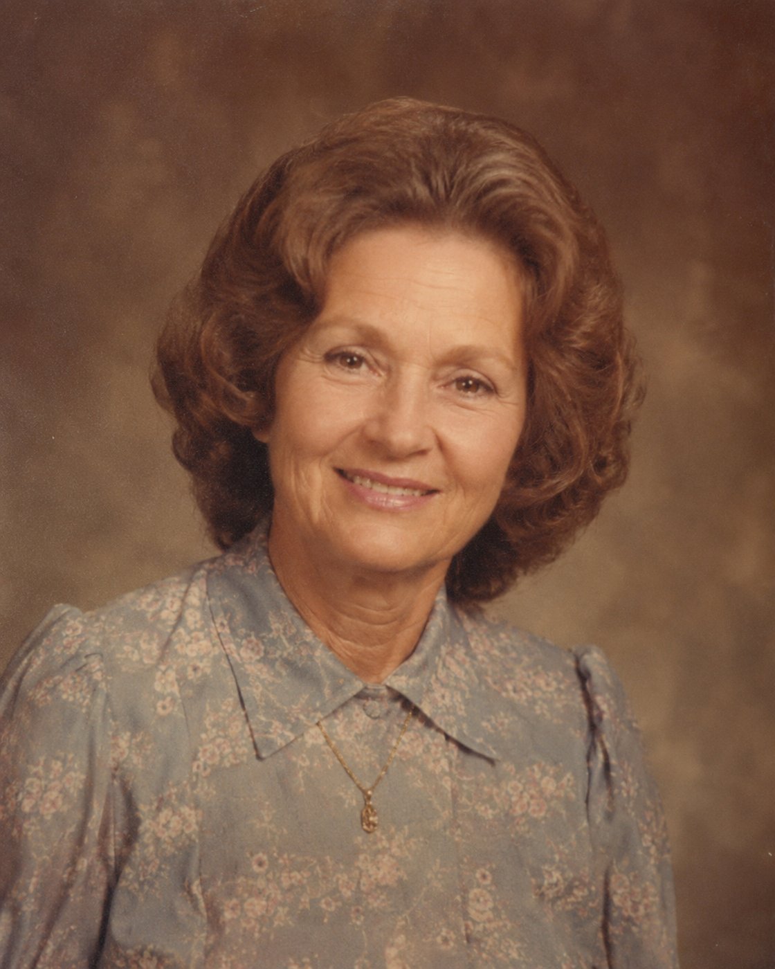 Individual reference photo of the grandmother, taken decades earlier